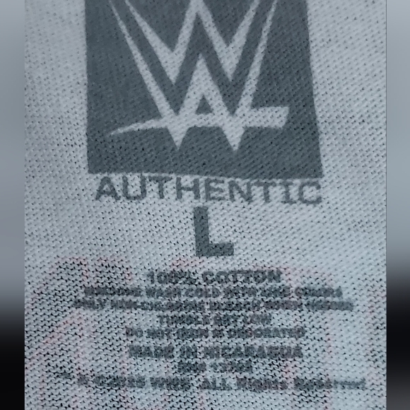 WWE Athletics CM Punk  Double Sided Graphic T Shirt Tee Best In The World Lg New - Picture 3 of 10